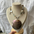 Mother of pearl abalone necklace