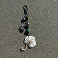 manta ray sea creature key ring