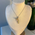 Crystal fish necklace