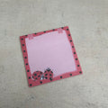Ladybug print small sticky note