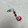 Ladybug 8-ball hair clip