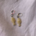 Baby yellow fish earrings