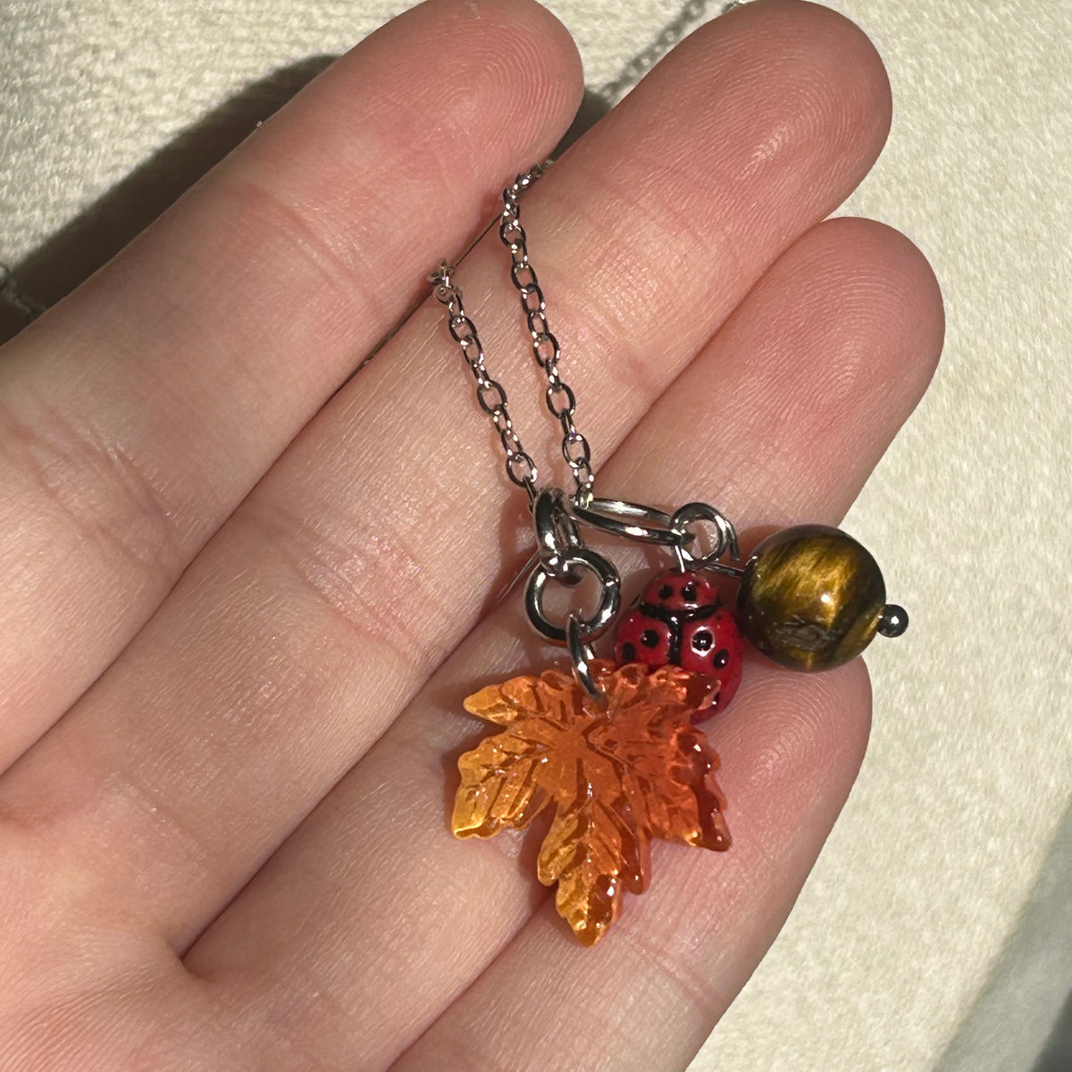 autumnal leaf necklace 1