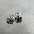 Butterfly ceramic painted Huggies