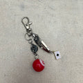 Red 8-ball keyring