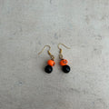 Gold plated pumpkin earrings