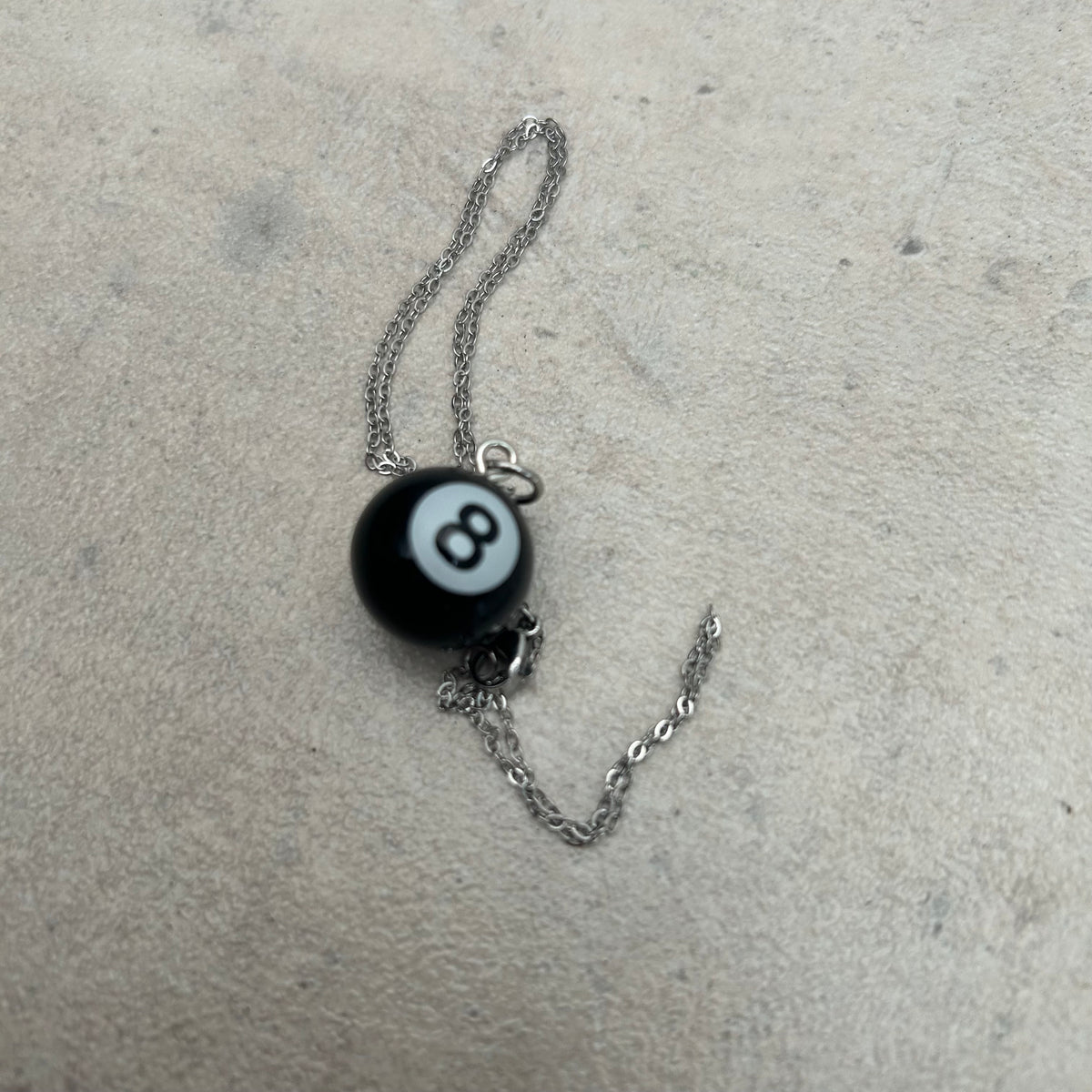 8-ball necklace