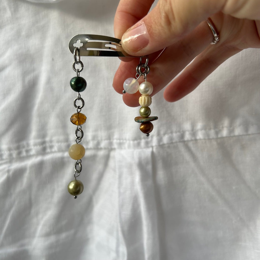 Beaded hairclip