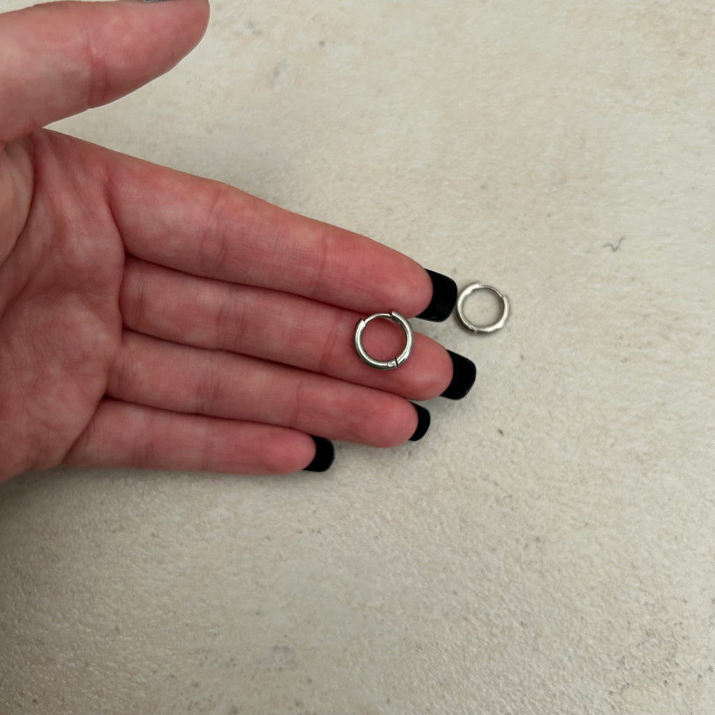 Mini stainless steel hoops