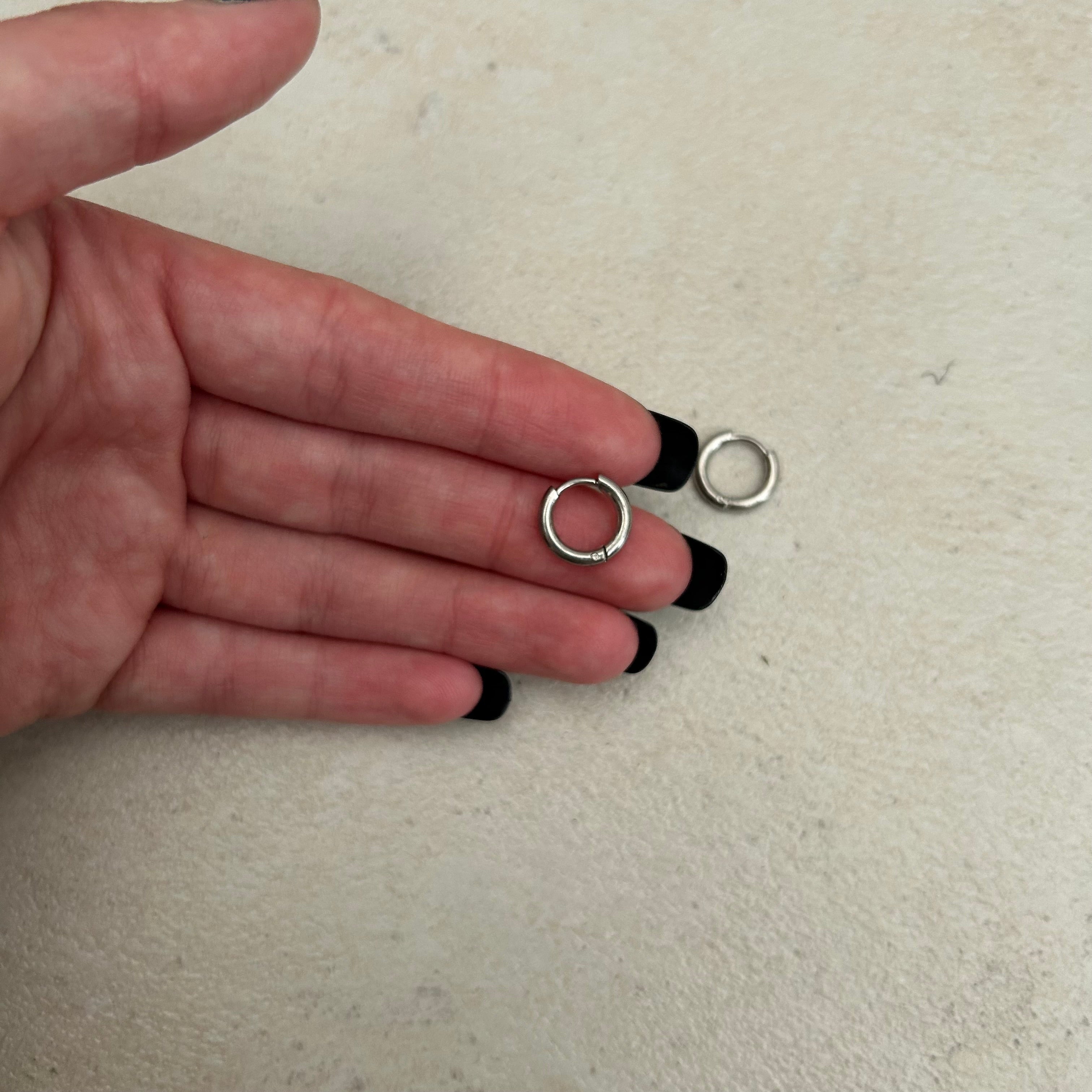 Mini stainless steel hoops
