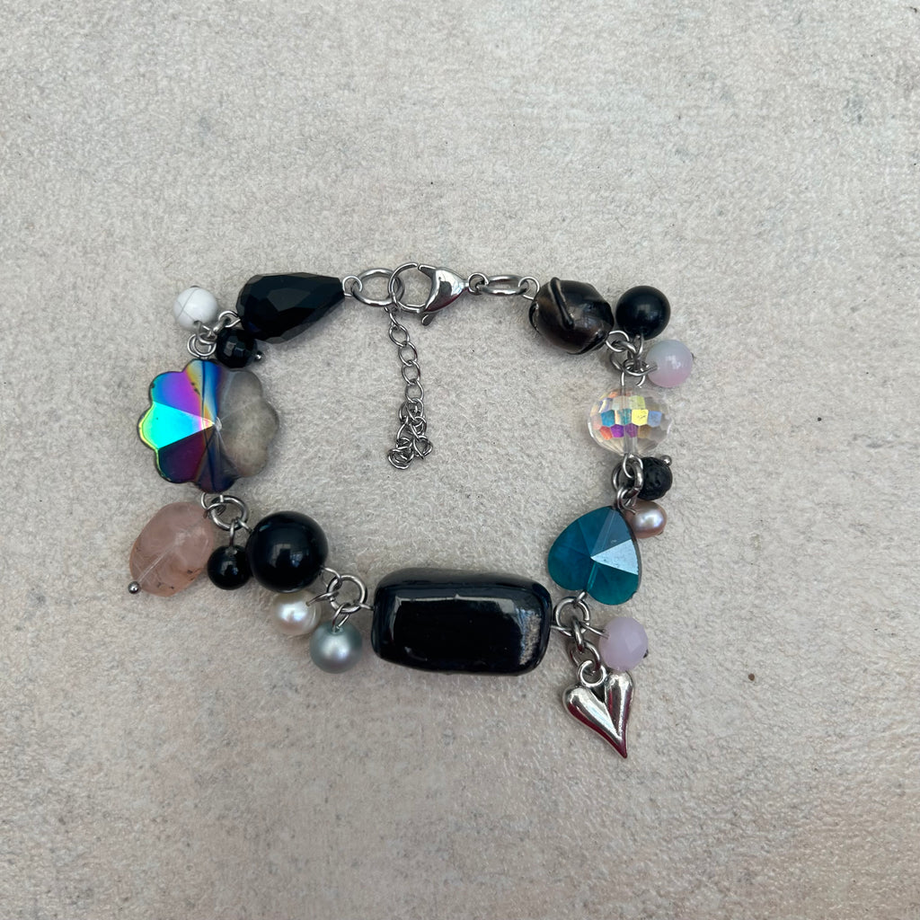 Black and blue bracelet