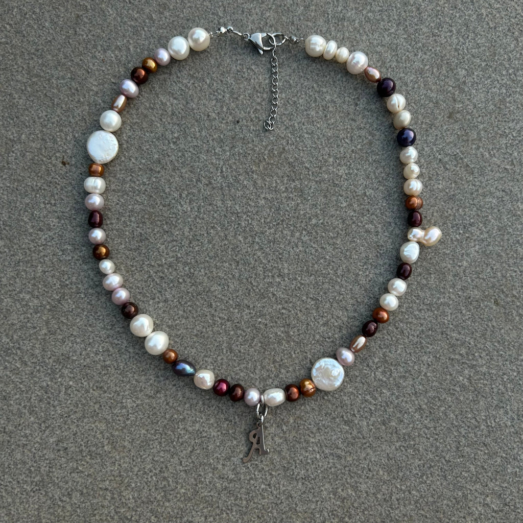 Initial A necklace