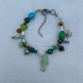 Earthy greens bracelet