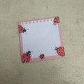 Ladybug print small sticky note