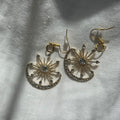 Celestial moon & star earrings
