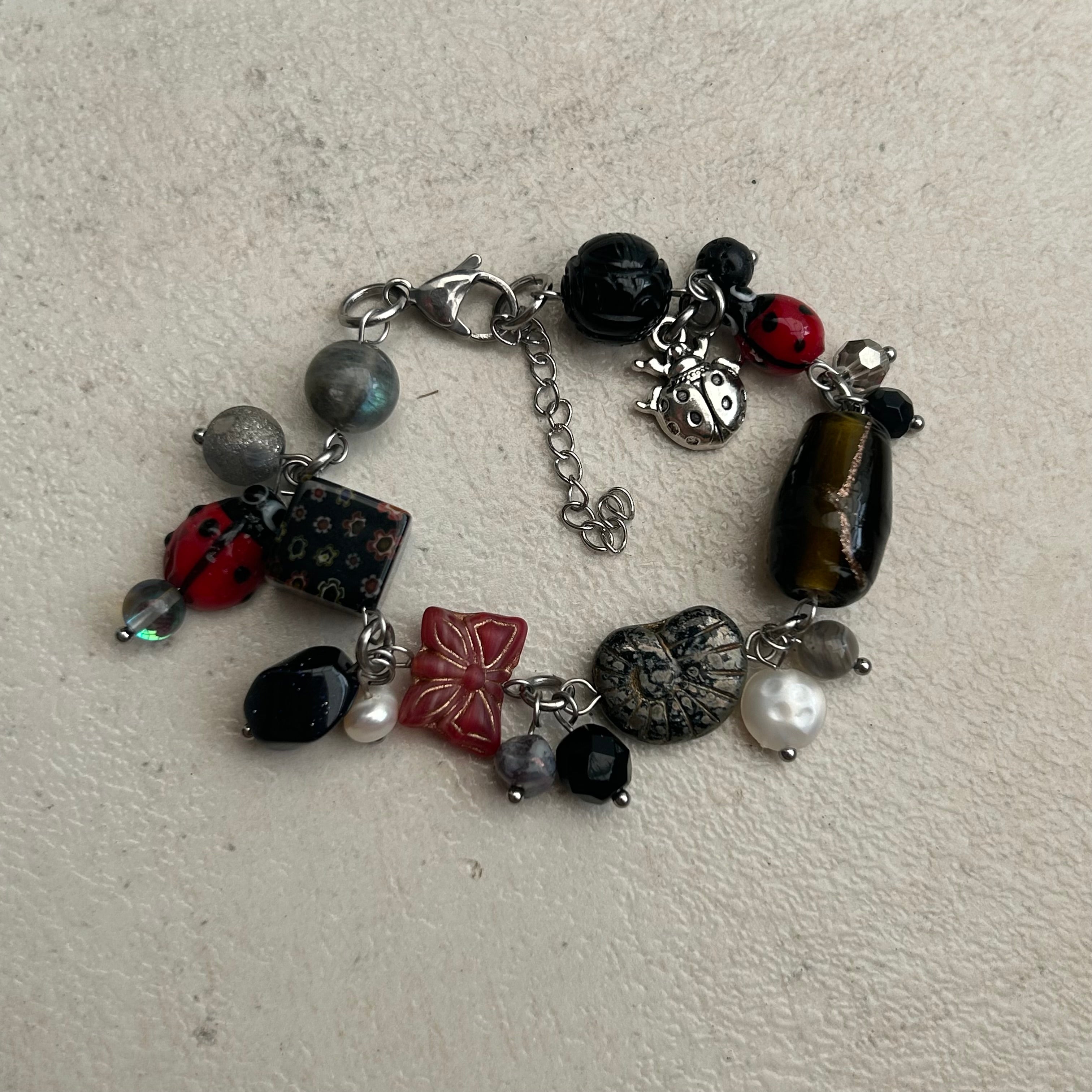 shell butterfly bracelet