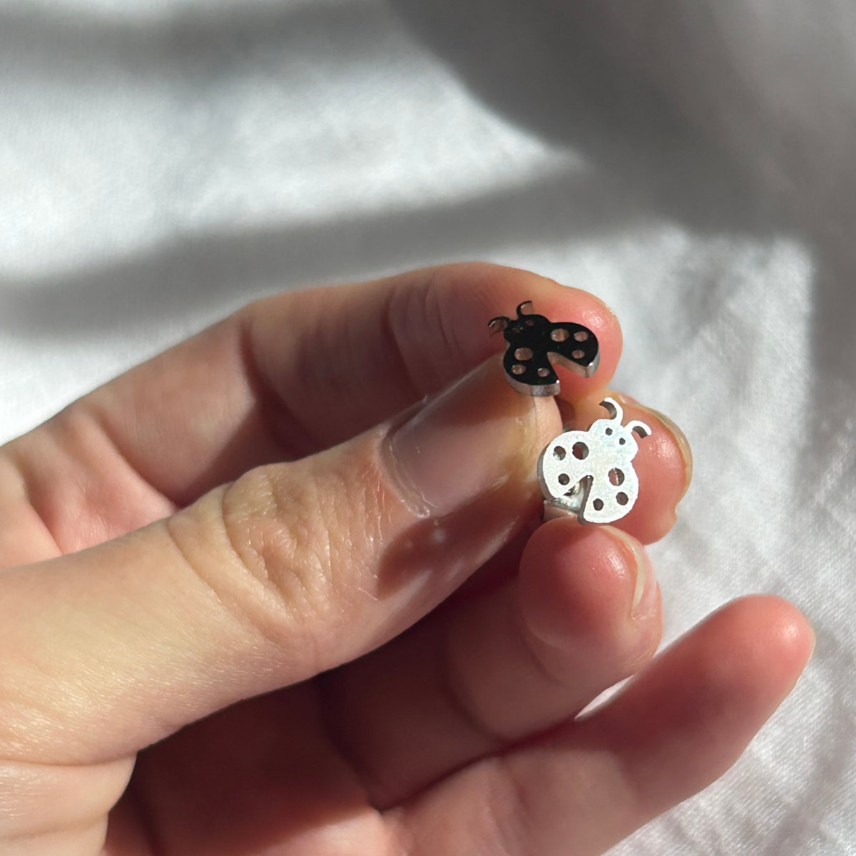 Ladybug studs