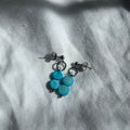 Mother of pearl shell stud earrings