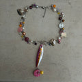 Cluster fish necklace