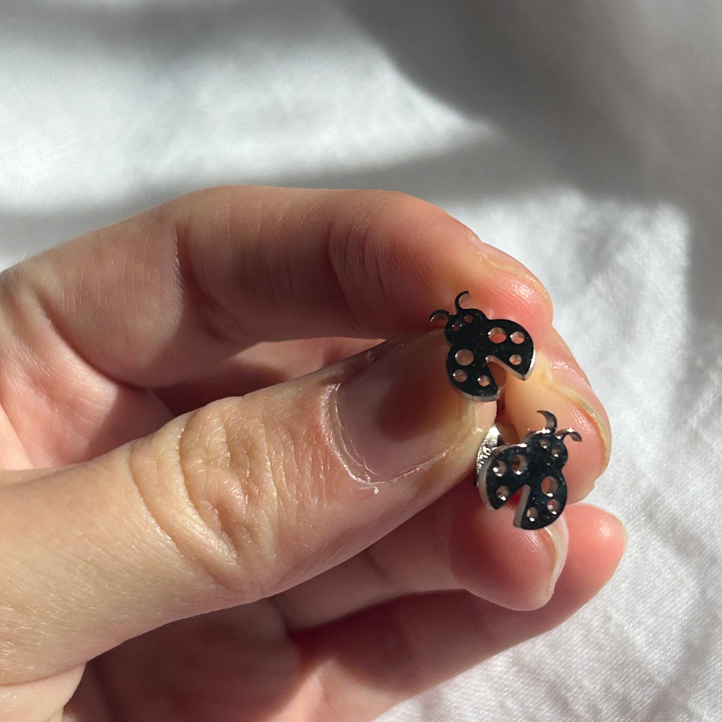 Ladybug studs
