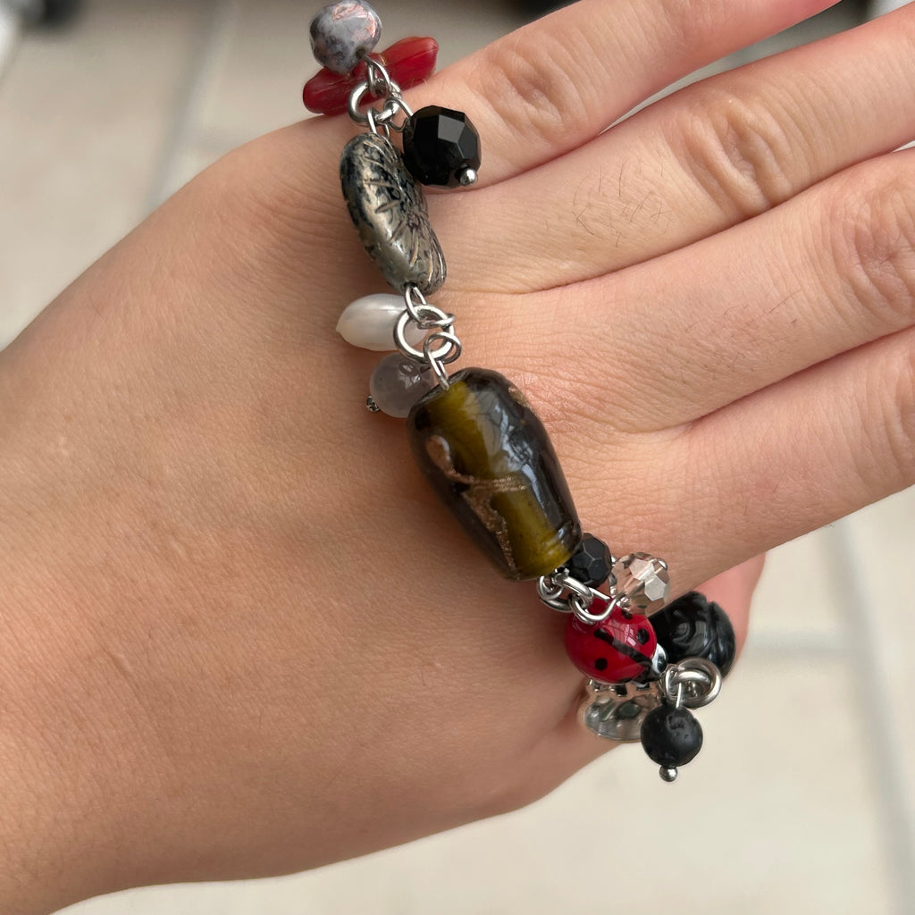 shell butterfly bracelet