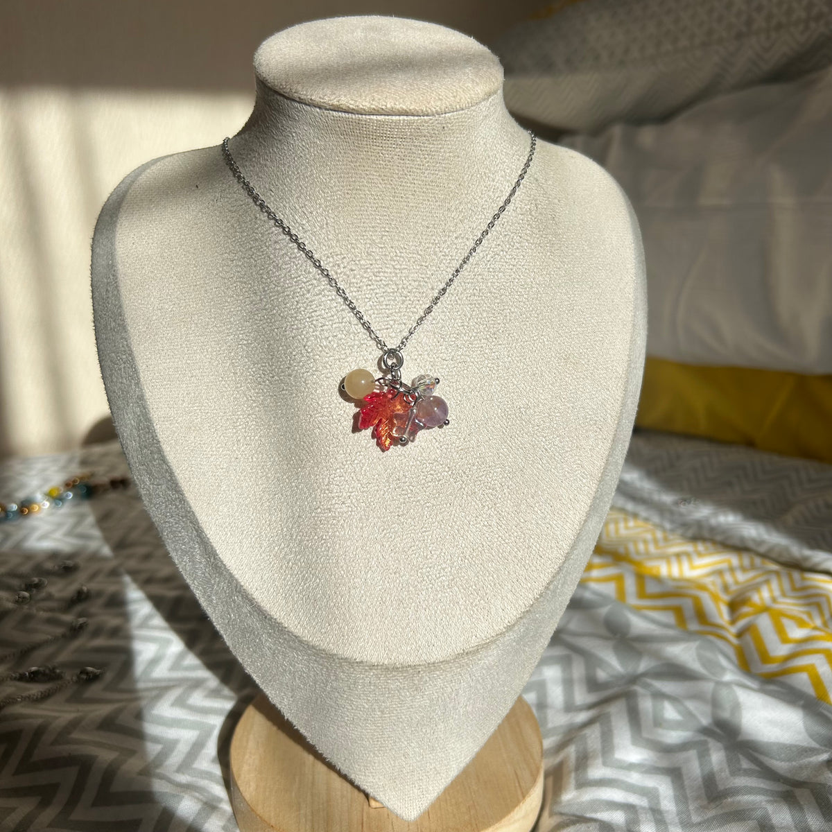 autumnal leaf necklace 2