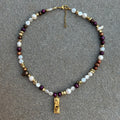 Freshwater pearl car necklace