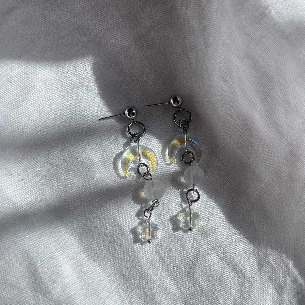 moon & star earrings