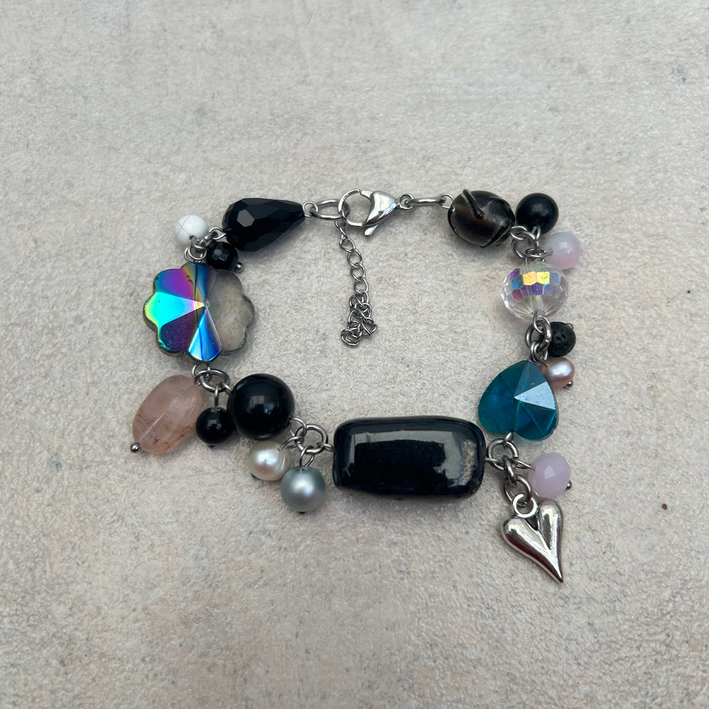 Black and blue bracelet