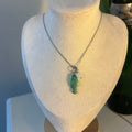 Crystal fish necklace