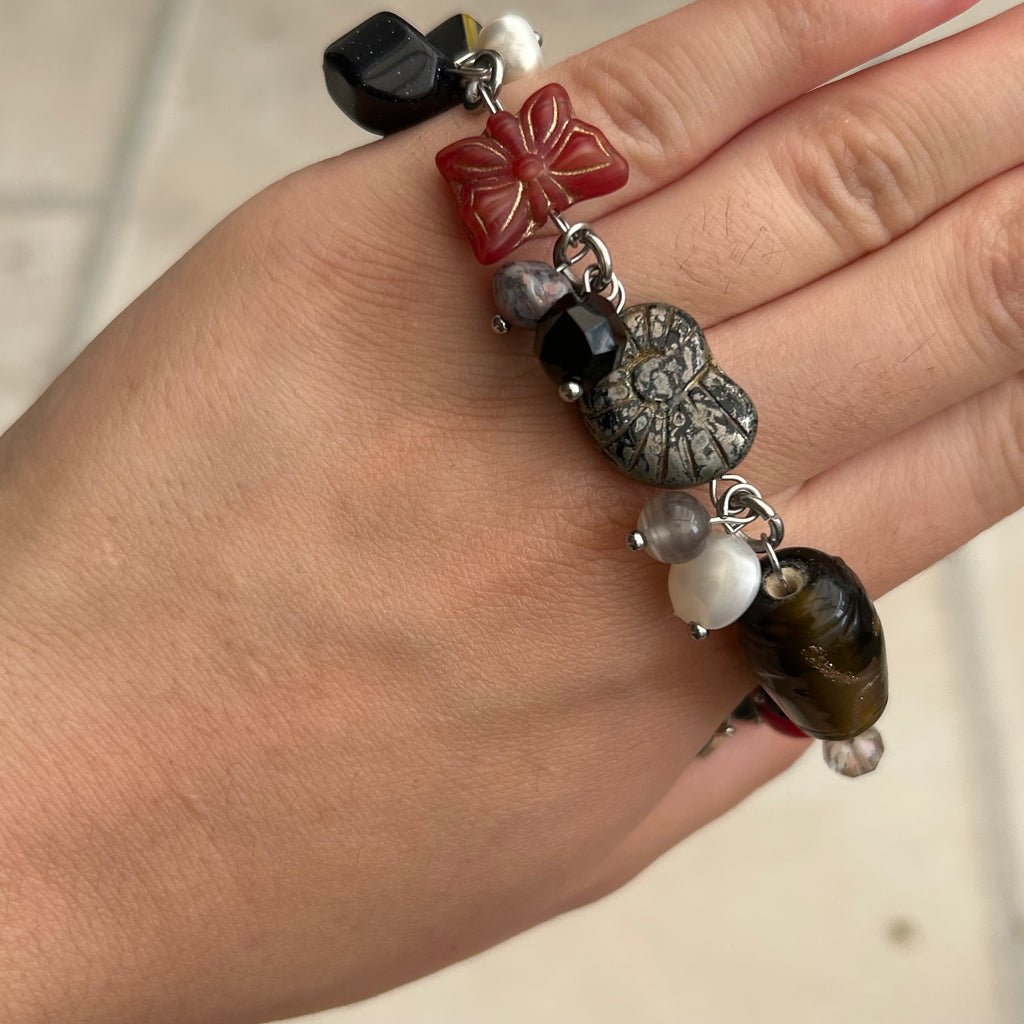 shell butterfly bracelet