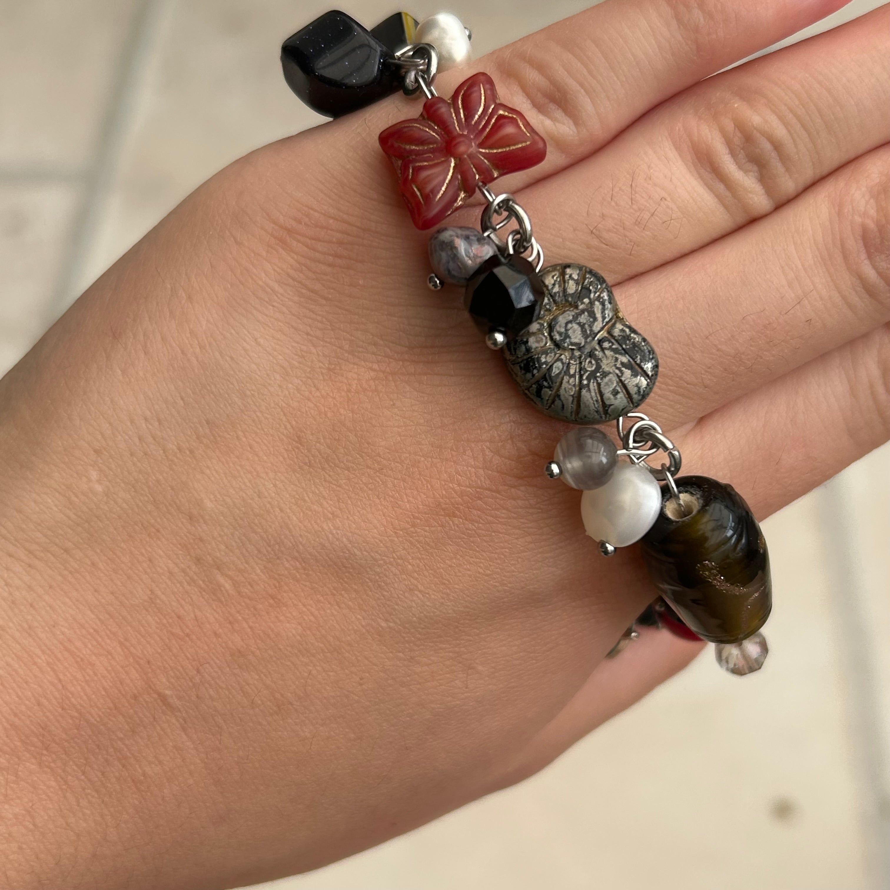 shell butterfly bracelet