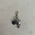 Polka dot star keyring