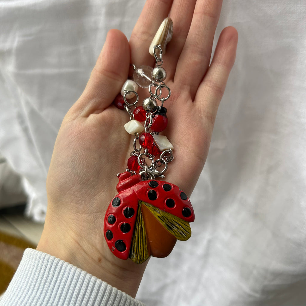 Ladybug long necklace