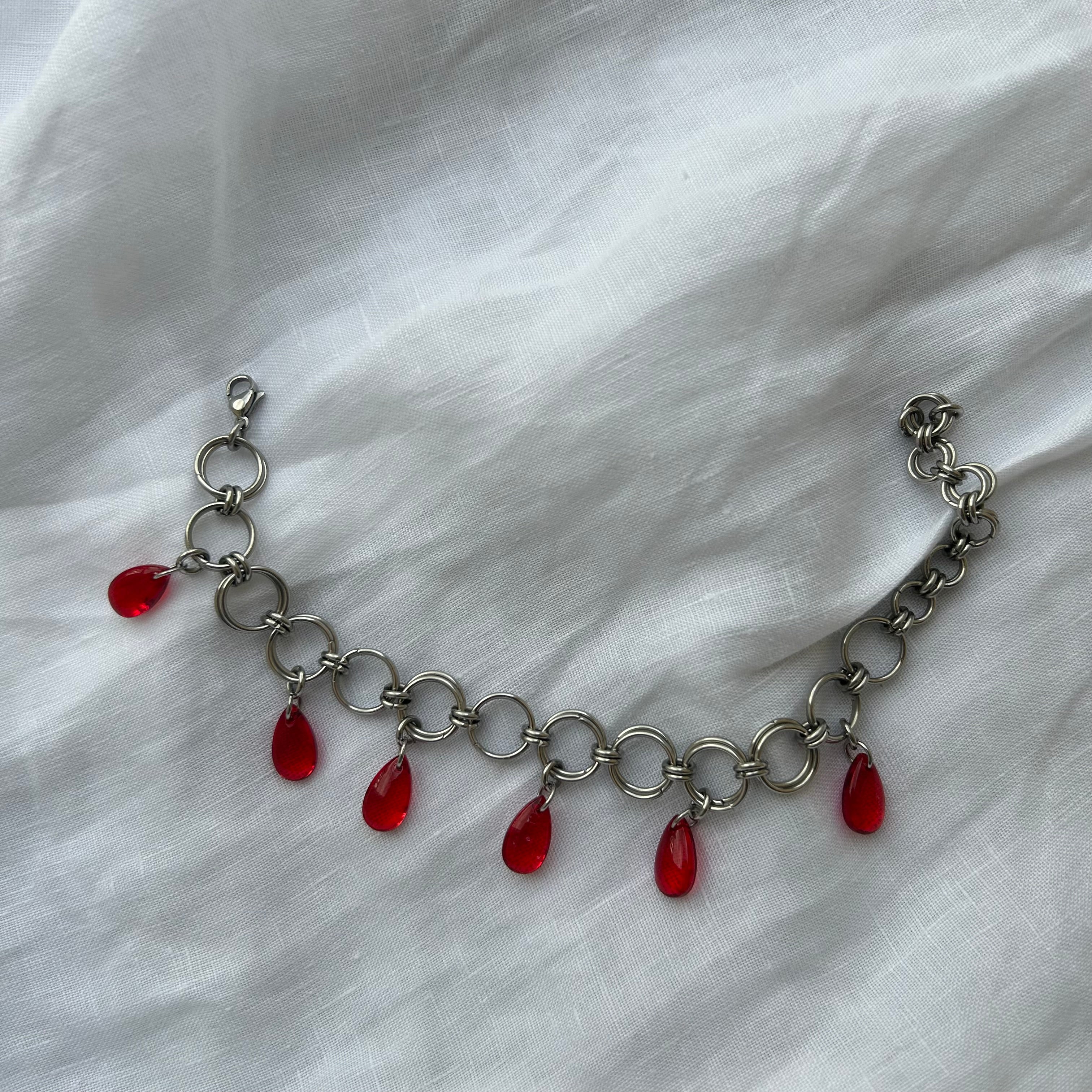 Tears of blood bracelet