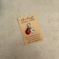 Ladybug floral lucky charm