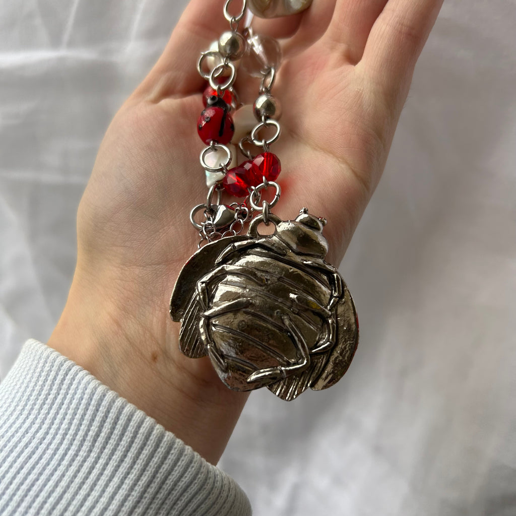 Ladybug long necklace