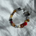Wire beaded bracelet
