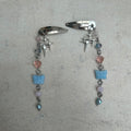 Pink & Blue snap hair clips