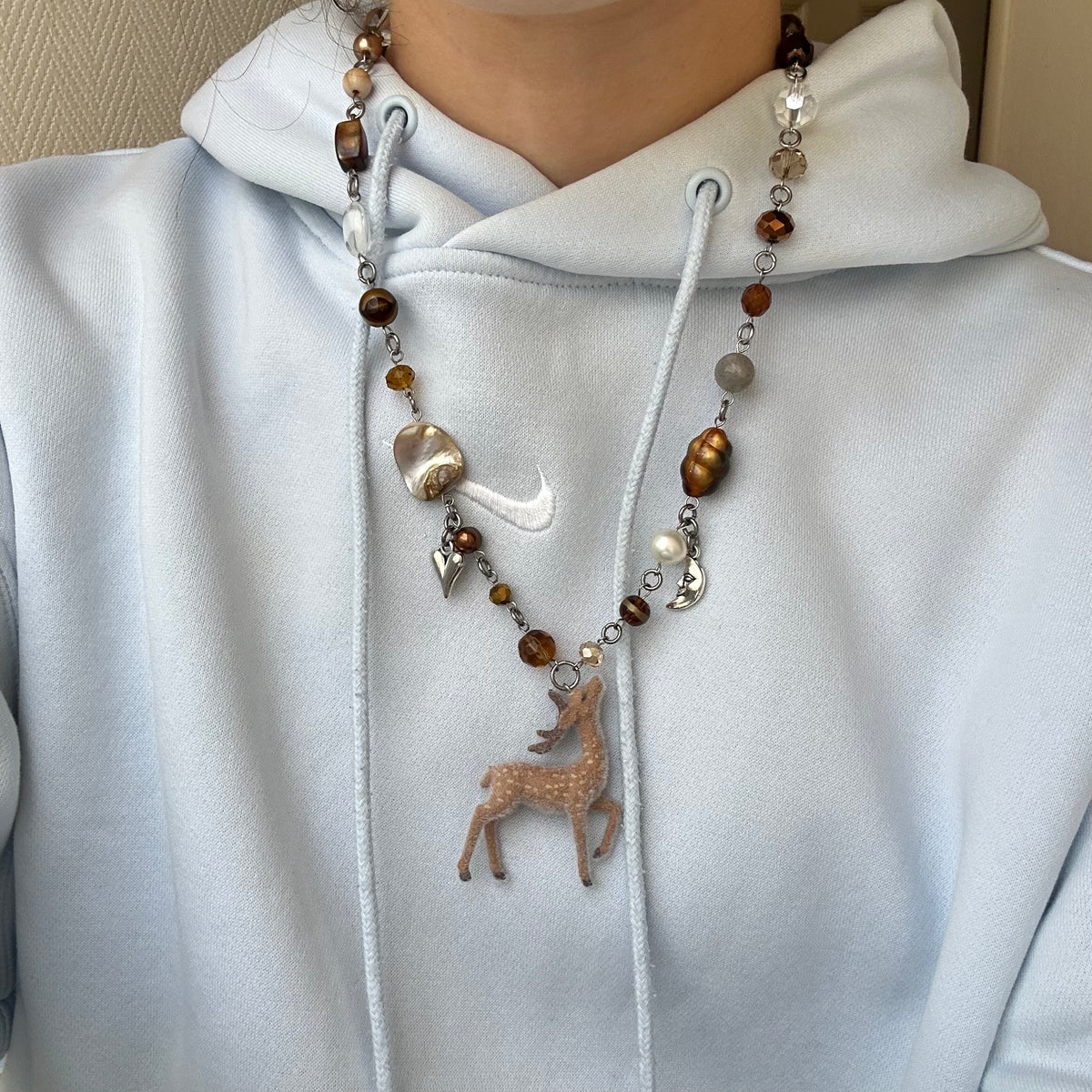 Bambi brown necklace