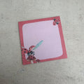 Ladybug print small sticky note
