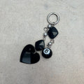 Black 8-ball keyring