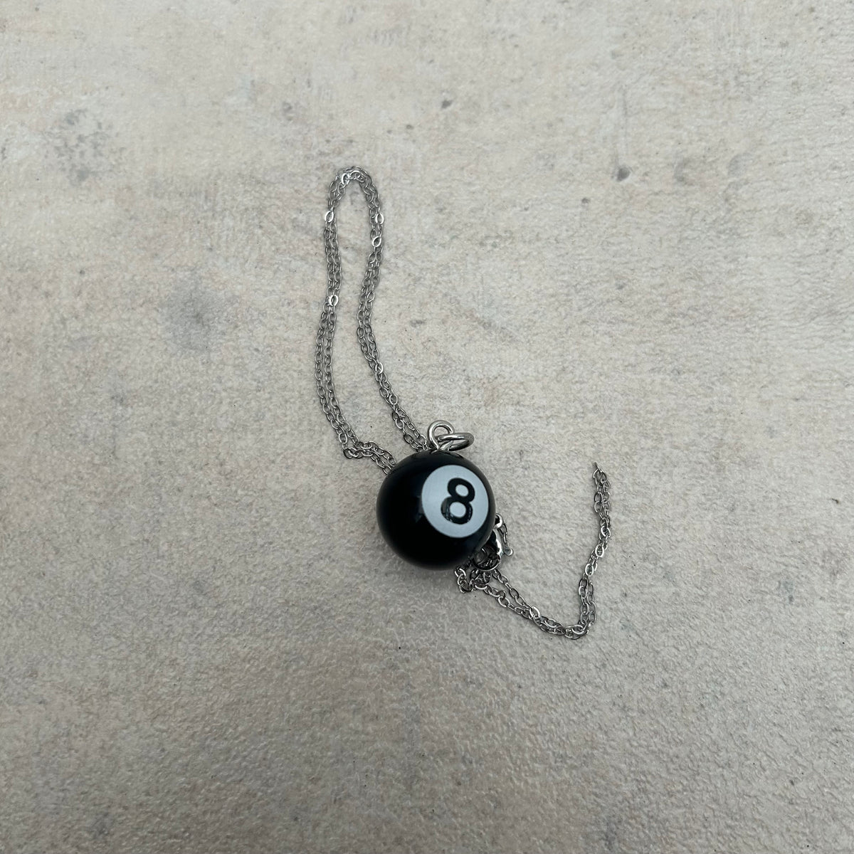 8-ball necklace
