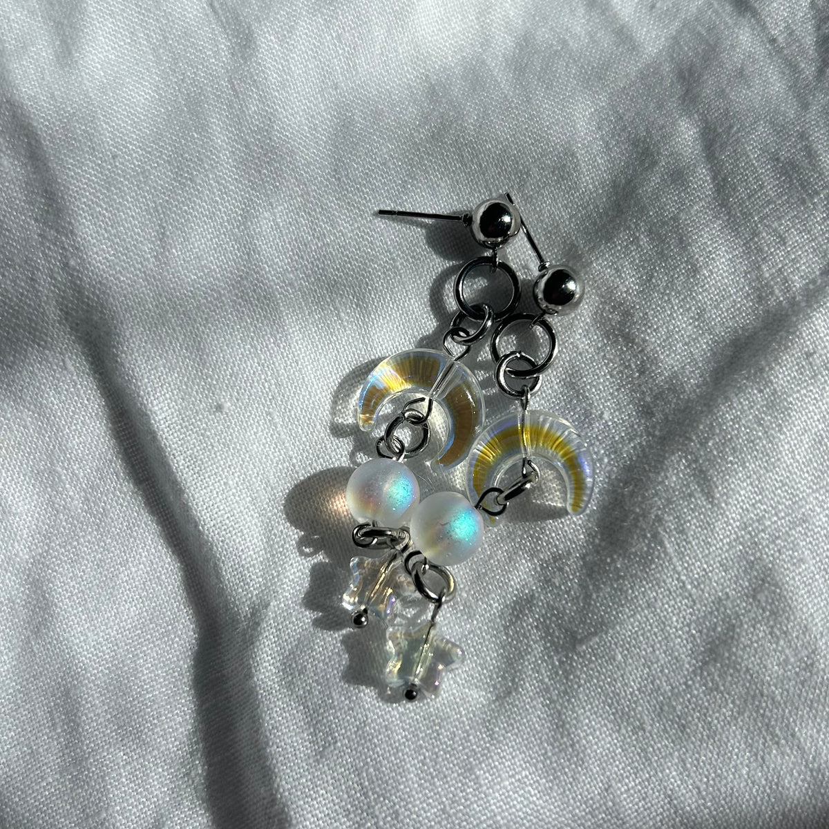 moon & star earrings