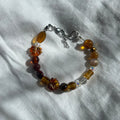 Wire beaded bracelet