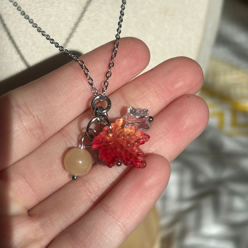 autumnal leaf necklace 2