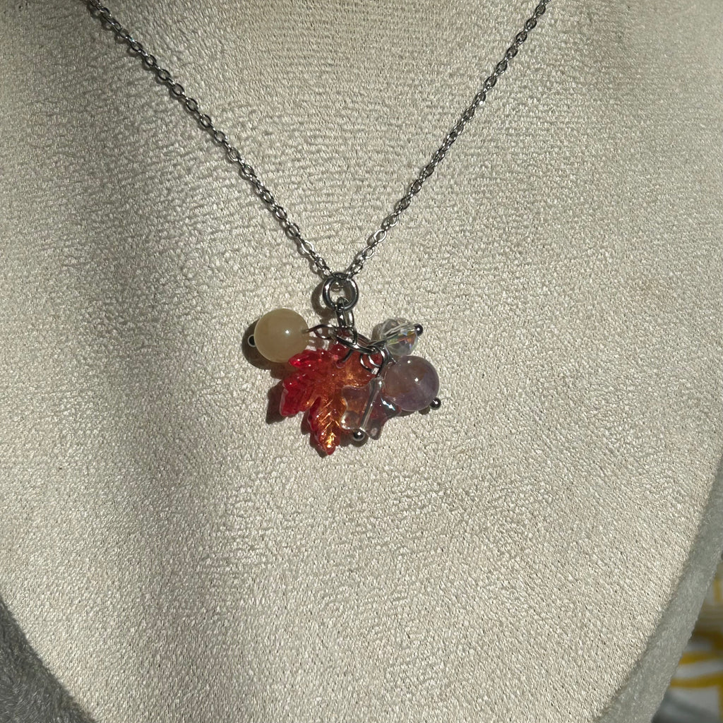 autumnal leaf necklace 2