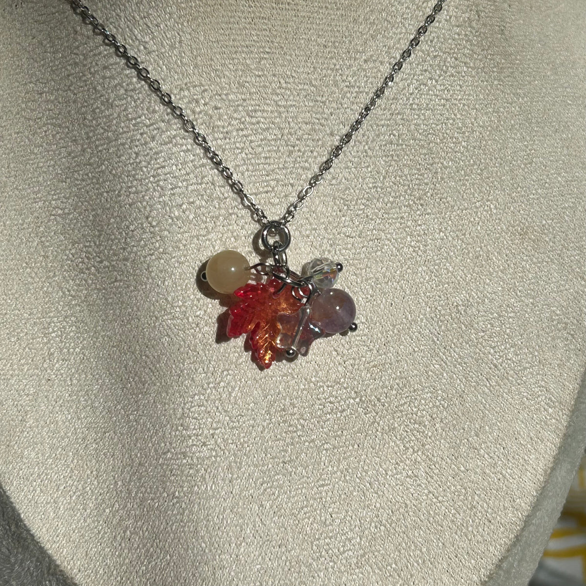 autumnal leaf necklace 2